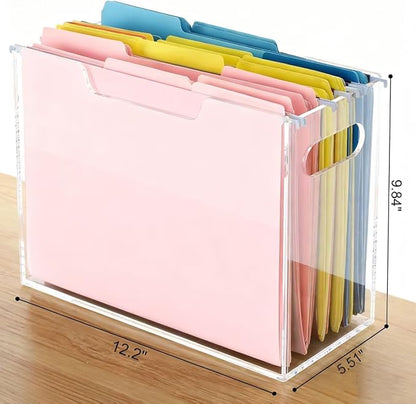 Acrylic File Organizer Box - Image 3