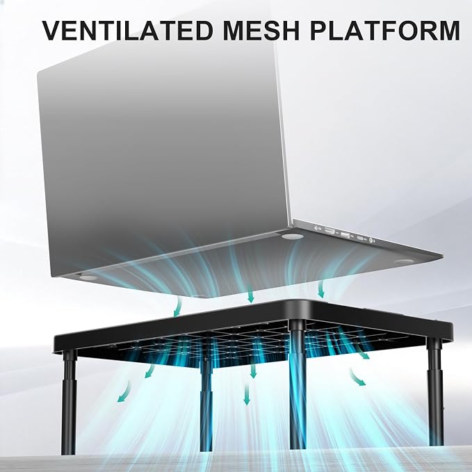 WALI Computer Monitor Stand for Desk, Adjustable Laptop Riser, Desk Monitor - Image 4