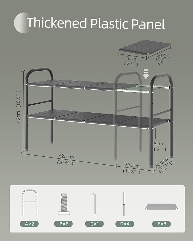 NETEL 2 Pack Under Sink Organizers and Storage, Expandable Under Cabinet - Image 3