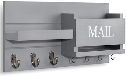 Lwenki Mail Organizer for Wall Mount – Key Holder - Image 2