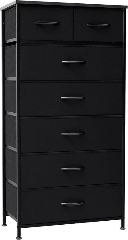 Fabric Dresser with 7 Drawers, Vertical Storage Tower by CrestliveProducts