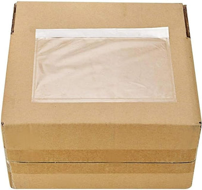 9527 Product 7.5" x 5.5" Clear Adhesive Top Loading Packing List/Shipping Label by 9527+Product