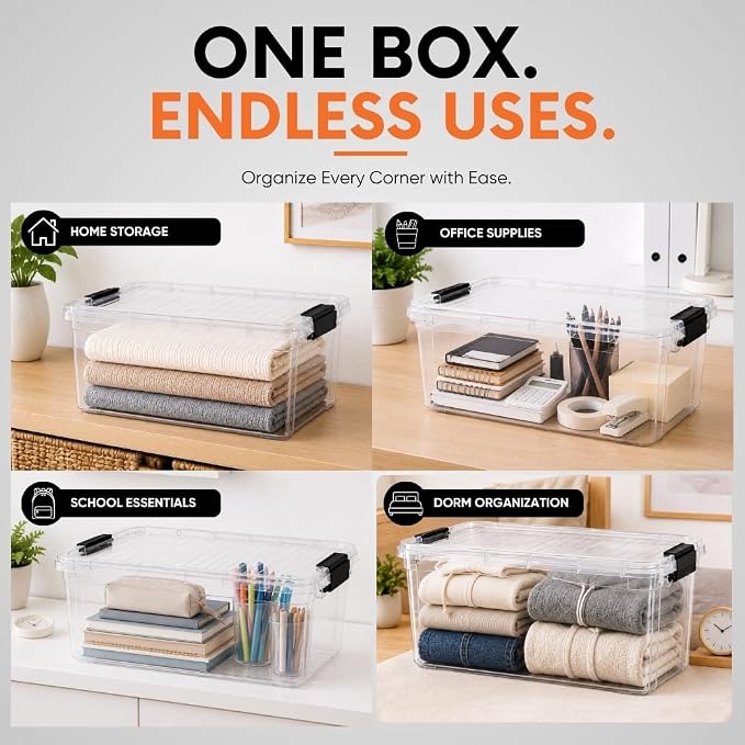 Superio Deep Storage Organizer Bin - Image 7