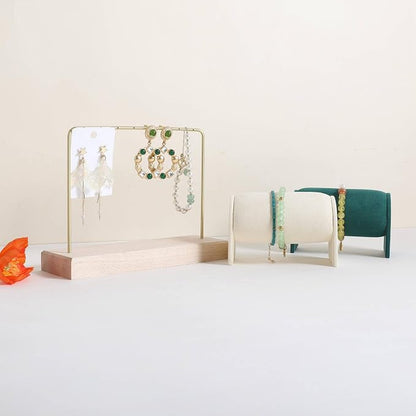 GemeShou Maple Earring holder for selling, Brass earring stands and displays - Image 2