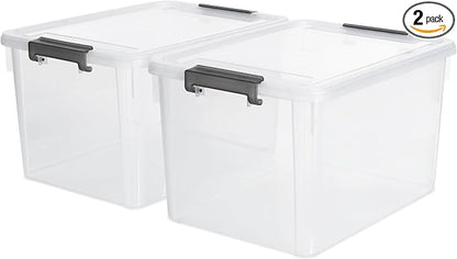 Citylife 32 QT Plastic Storage Bins by Anywish