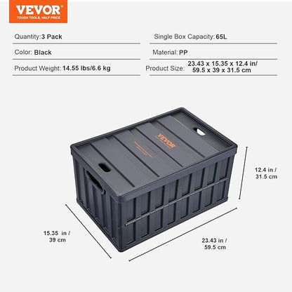 VEVOR 65L Collapsible Storage Bins - Image 7