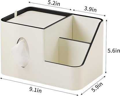 PU Leather Square Tissue Box Cover - Image 4