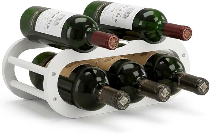PEKER Wine Rack – Small Countertop Wine Rack & Wine Bottle Holder by Unknown