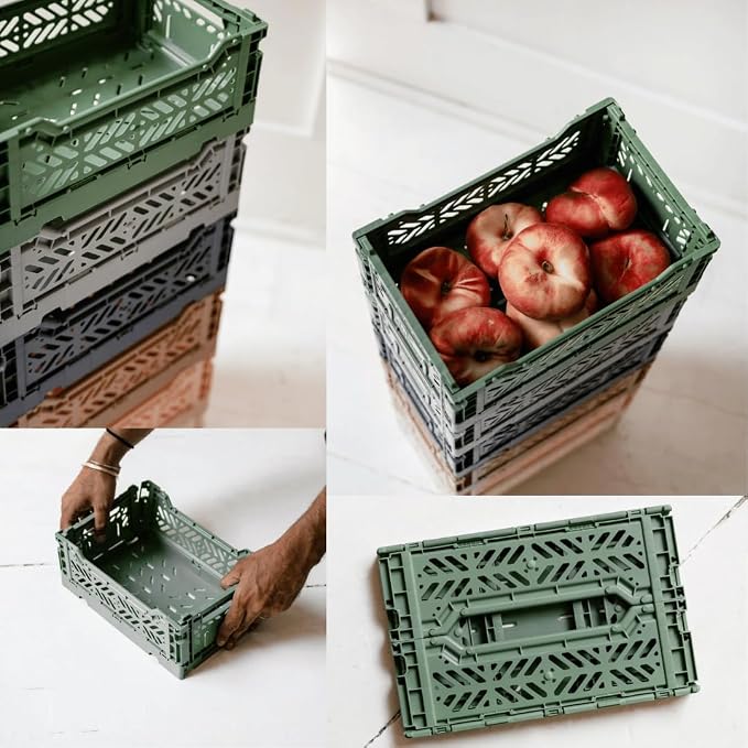 Collapsible Storage Box, Foldable Crate Organizer Bin - Image 7