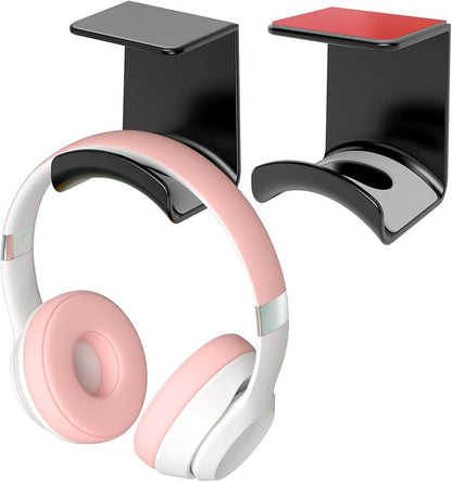2 Pcs Headphone Stand for Desk Mini Headphone Hanger Holder by Liboer