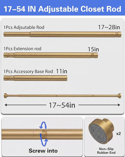 Closet Rod, No Drill Tension Closet Rod - Image 2