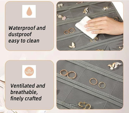 Hanging Jewelry Organizer Storage Earring Jewelry Storage Bag - Image 9
