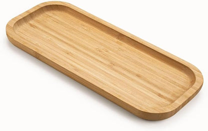 Bamboo Vanity Tray, Bathroom Counter Tray, Toilet Tank Tray, Bathroom Tray by XIMISISE