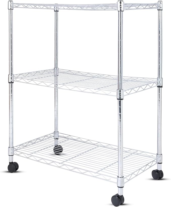 Whitmor 3 Tier Storage Shelves, Heavy Duty by Whitmor