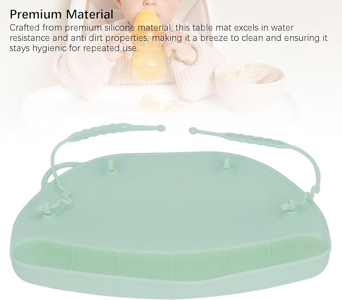 Silicone Placemat, Suction Up Placemat, Baby Silicone Placemat Portable Table - Image 8