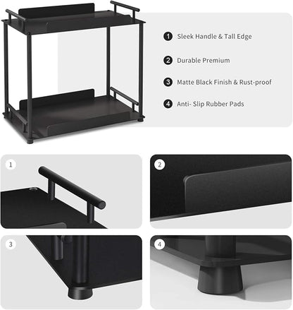 FLE Bathroom Organizer Countertop, Bathroom Counter Organizer Decorative Tray - Image 7