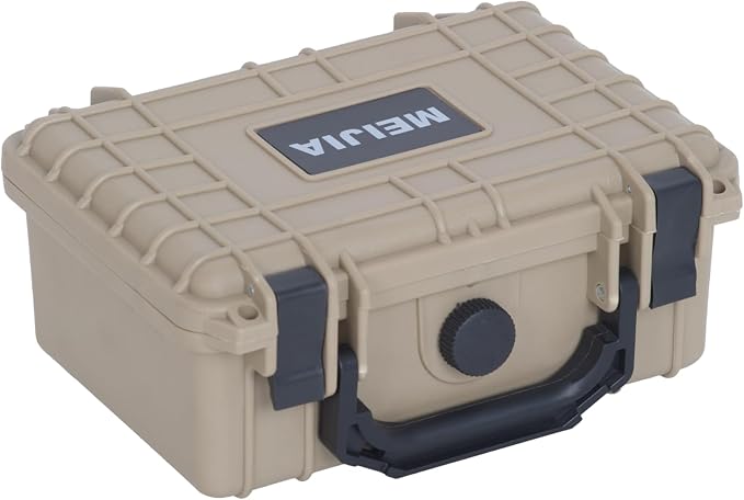 MEIJIA IP67 waterproof hard compact case, Customizable Fit Foam, 8.12”x6.56”x by MEIJIA