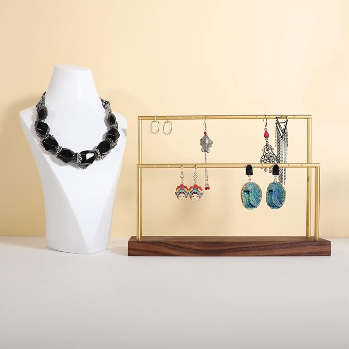 GemeShou wooden earring holder organizer - Image 5