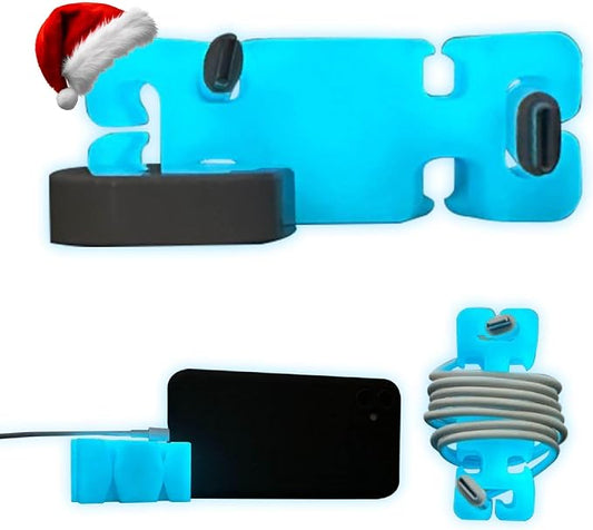 GlowBrick Stocking Stuffers for Adults Cord Management Weighted Cord Holder by CordBrick