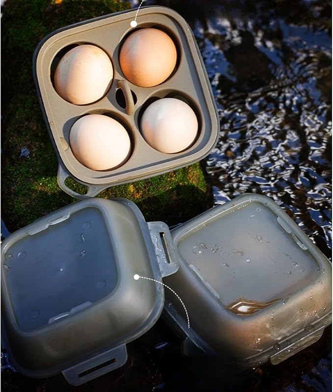 4 Girds Egg Holder Container - Image 4