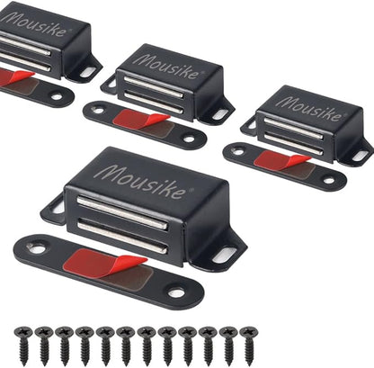Mousike Cabinet Magnets 30lb Black Door Magnets by Mousike