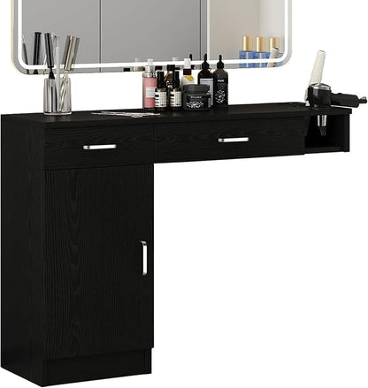 4ever2buy Salon Stations for Hair Stylist, Wall Mount Barber Station - Image 7