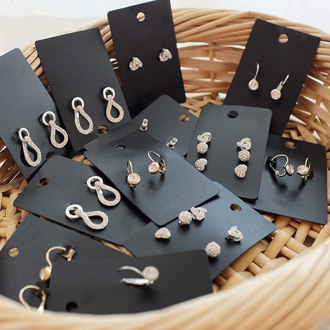 Earring Card Holder Earring Display Cards Hanging Earring, Kraft Paper Tags - Image 2
