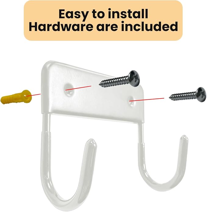 Ironing Board Hanger Wall Mount, Ironing Board Holder Organizer Wall Rack - Image 3