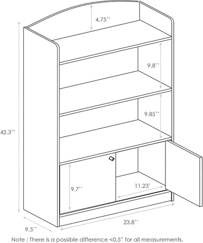 Furinno LOVA Book Shelf, Bookshelf - Image 4