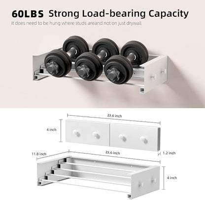 ZMBESUP Upgrade Small Wall Mounted Drying Rack - Image 3