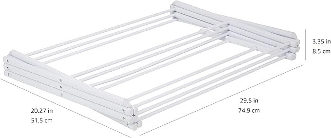 Amazon Basics Foldable Portable Laundry Rack - Image 5