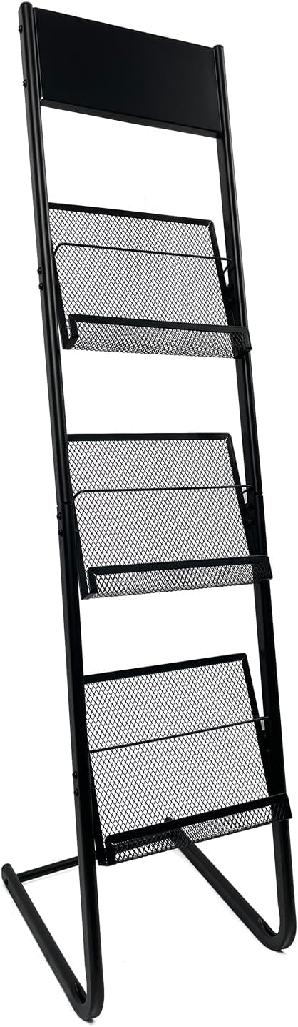 TONGMO Floor-standing 3-Layer Magazine Rack, Brochure Display Stand, made of - Image 7
