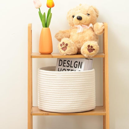 Small Basket for Organizing | Cube Shelf Closet Storage Baskets | 9.7×9.7×7.1” - Image 4