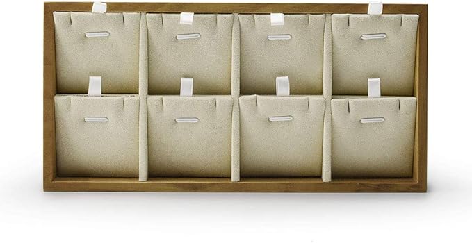 Oirlv Solid Wood Jewelry Organizer Tray Pendant Necklace Storage by Oirlv