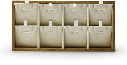 Oirlv Solid Wood Jewelry Organizer Tray Pendant Necklace Storage by Oirlv