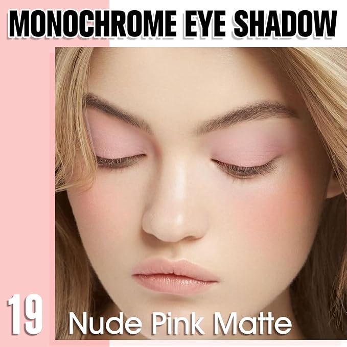 Nude Beige Tan Single Eyeshadow Makeup, Neutral Powde Eye Shadow - Image 2