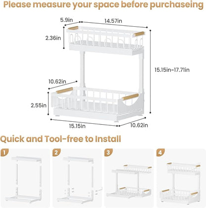 Under Sink Organizer and Storage - Image 8