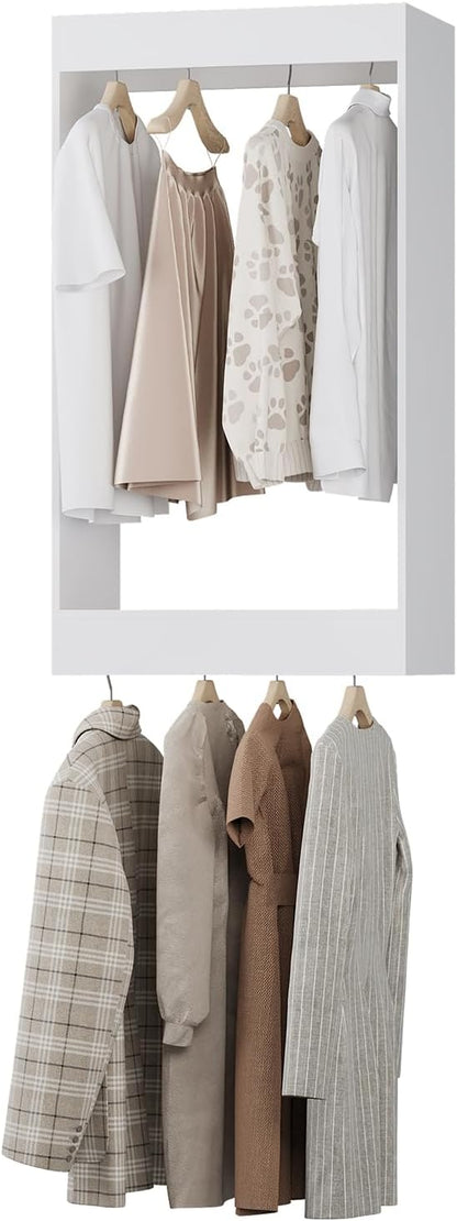 4 Drawers Storage Organizer Closet System, Walk-in Modular Wood Closet by Unknown