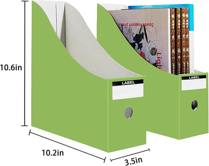 Limitliho 24 Pack Fresh Color Cardboard Magazine Holder - Image 5