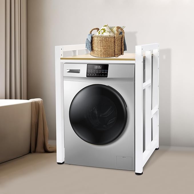 Over Washer and Dryer Shelves, Dryer Storage Shelf, Laundry Room Storage and - Image 8