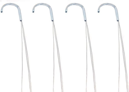 4 Pack 21" 3 Strong Wire Steel Hook Hanger, Gardening Indoor Outdoor Patio by ILUVUMOREI