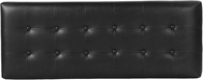 HomePop 46" Tufted Storage Bench - Image 8