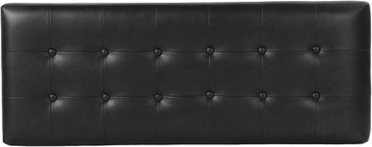 HomePop 46" Tufted Storage Bench - Image 8