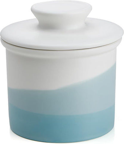 Sweese Light Green French Butter Dish by Sweese