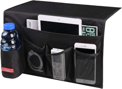 Bedside Caddy, 5 Pockets Bedside Organizer Caddy Under Mattress, Holds Water by Falaku