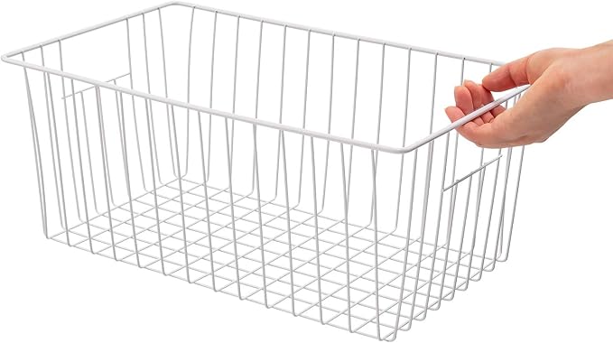 Freezer Basket Organizer, Refrigerator Metal Wire Storage Divider, Household - Image 4