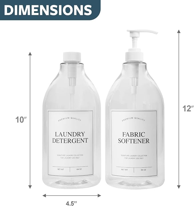 Calindiana Modern Farmhouse Liquid Laundry Detergent and Fabric Softener - Image 3