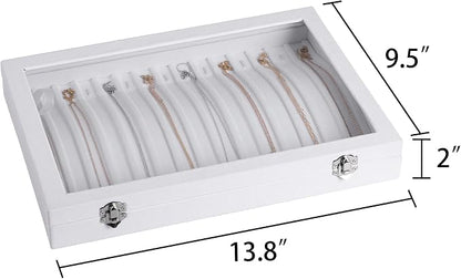 Frebeauty 15 Hooks Necklace Tray, Neckalce Organizer - Image 2