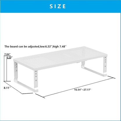 Expandable, Adjustable & Stackable Spice Rack, Cabinet Kitchen Countertop Shelf - Image 4