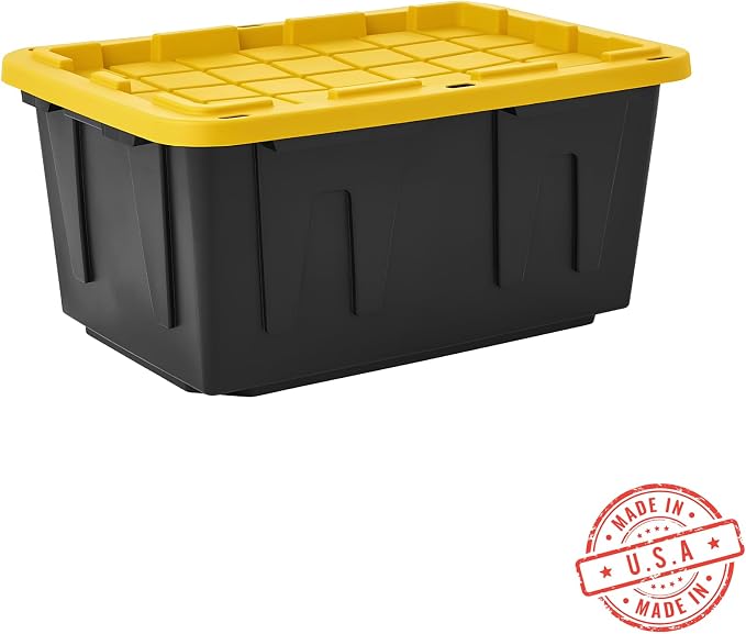 12-Pack Heavy Duty Storage Totes - Image 2